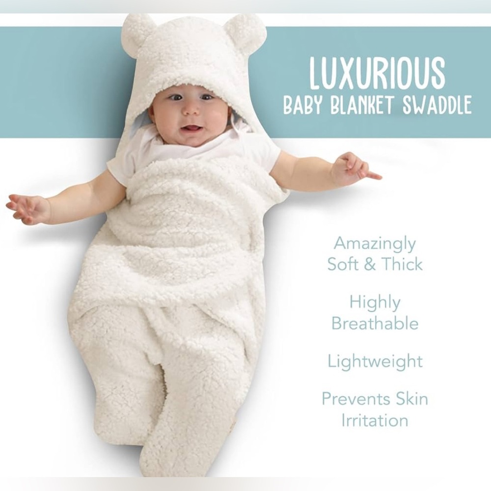 Luxurious Baby Blanket Swaddle (0-6M)